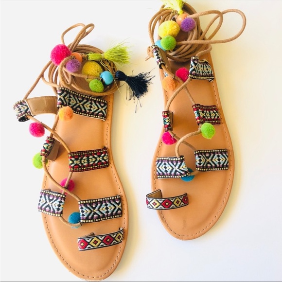 NWT CATHERINE MALANDRINO MALLIDRIE SANDALS - Picture 1 of 3